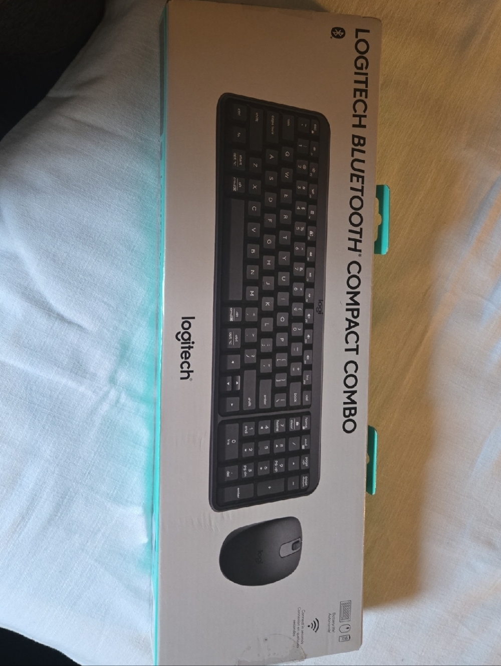 Logitech Compact Bluetooth Keyboard and Mouse Combo - Black